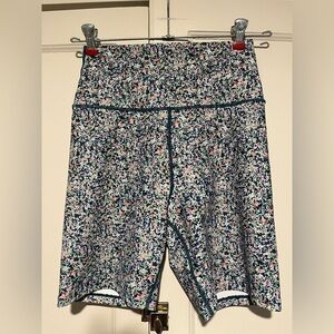 Sage Collective High Rise Floral Biker Shorts 6”